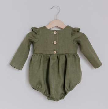 Newborn Baby Girl Rompers for 0-24M Long Sleeve Romper Jumpsuits  One-piece Fashion Organic Cotton