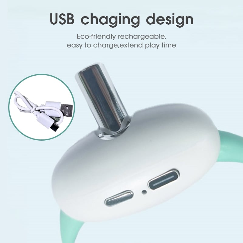 Automatic Cat Toy Smart Laser Teasing Cat Collar Electric USB Charging Kitten Amusing Toys Interactive Training Pet Items