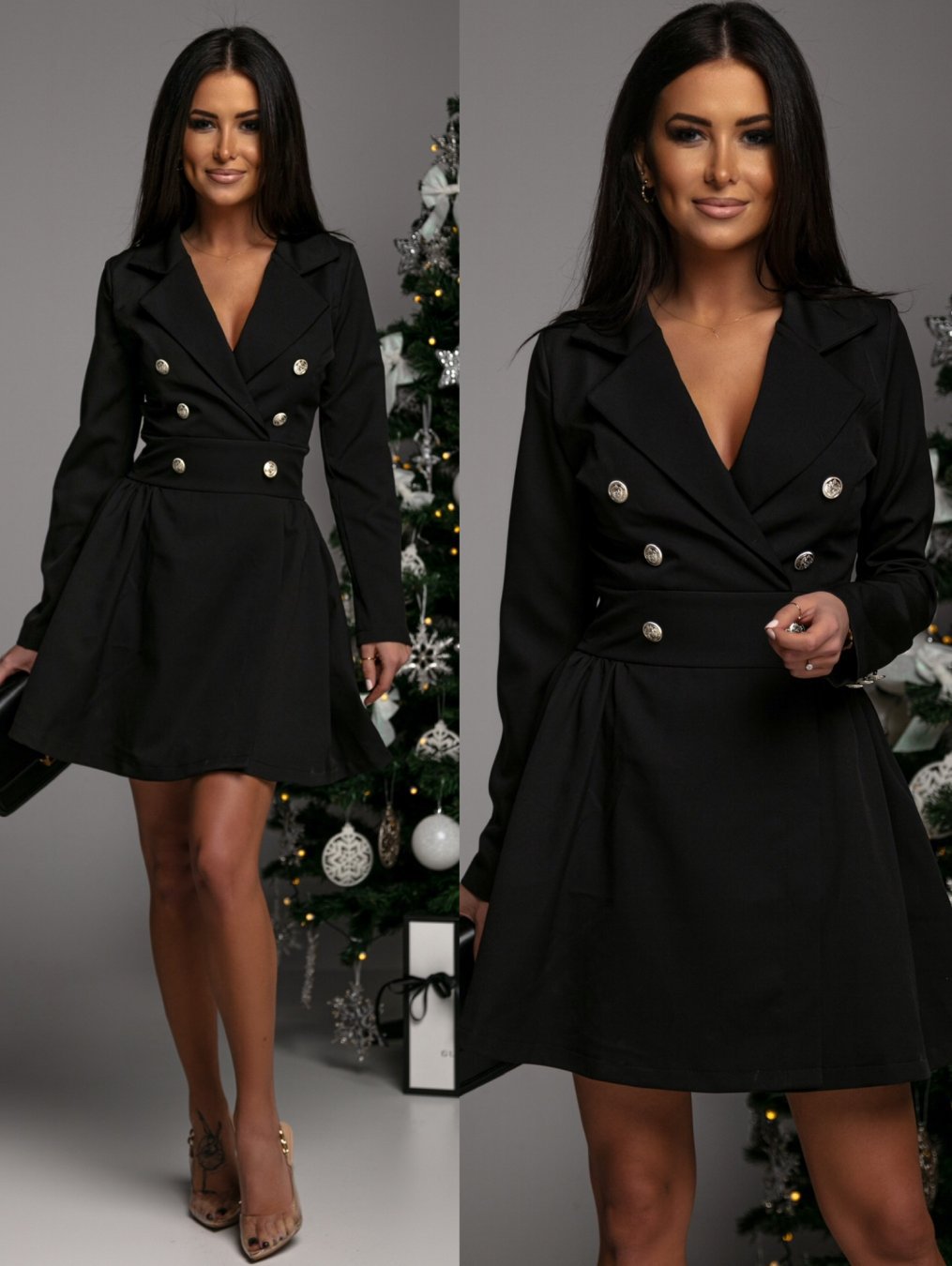 Double Breasted Lapel Business Suit And Dress Women's Clothing