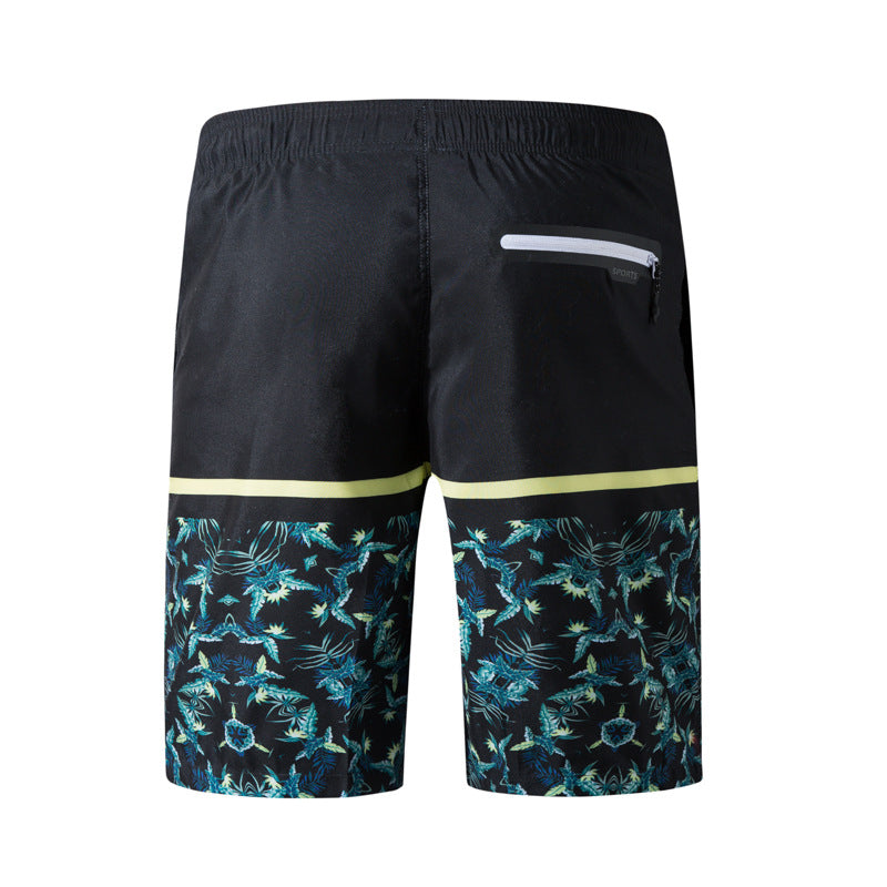 Summer New Casual Shorts Men Printed Beach Shorts