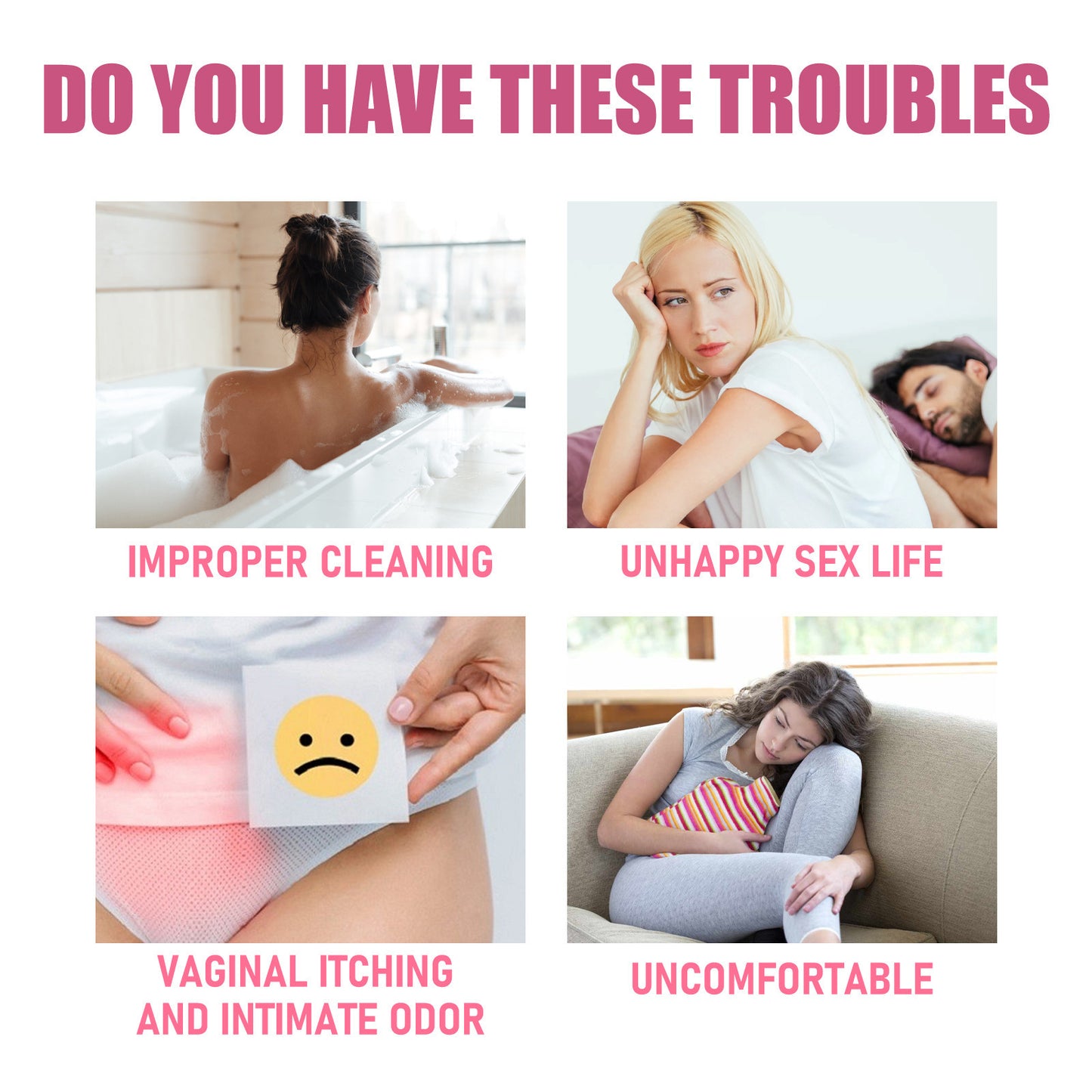 Female Skin Cleaning Care Relieve Itching And Remove Odor Cleaning Patch