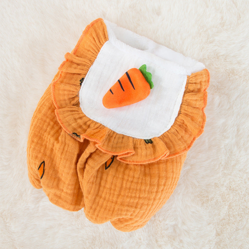 Kitten Carrot Vest Clothes Keep Warm In Winter