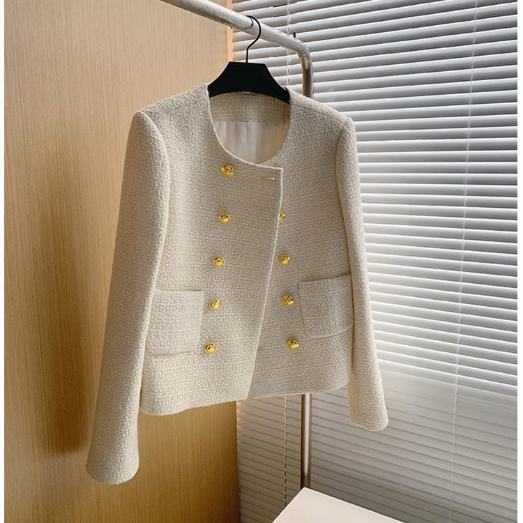 Fashion Double Breasted Coat For Women