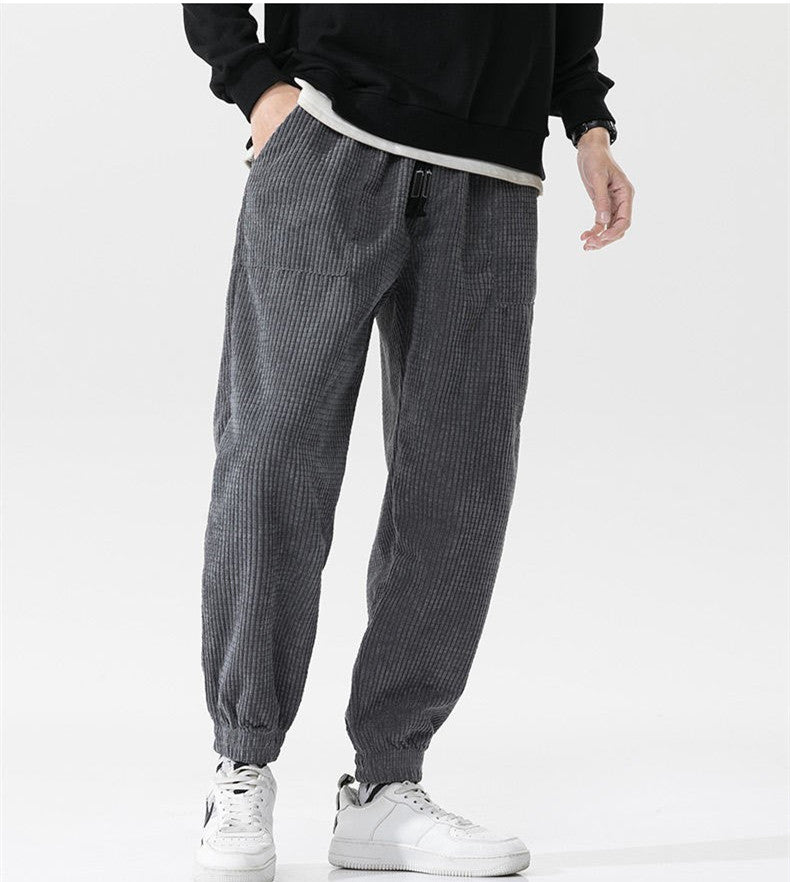 All Match Loose Hong Kong Style Men Casual Pants