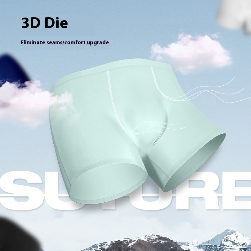 Summer Men's Underwear Breathable Underpants Men's Ice Silk Boxer