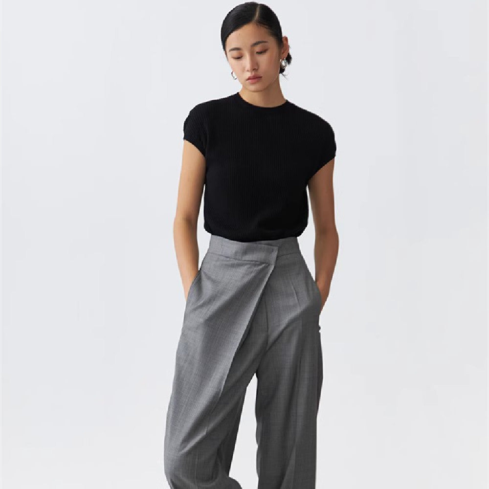 Straight-leg Suit Pants For Women