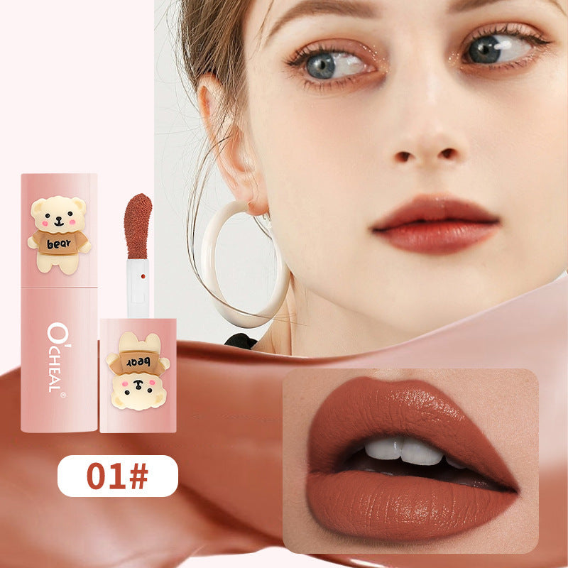 Matte Finish Velvet Lip Lacquer Easy To Color