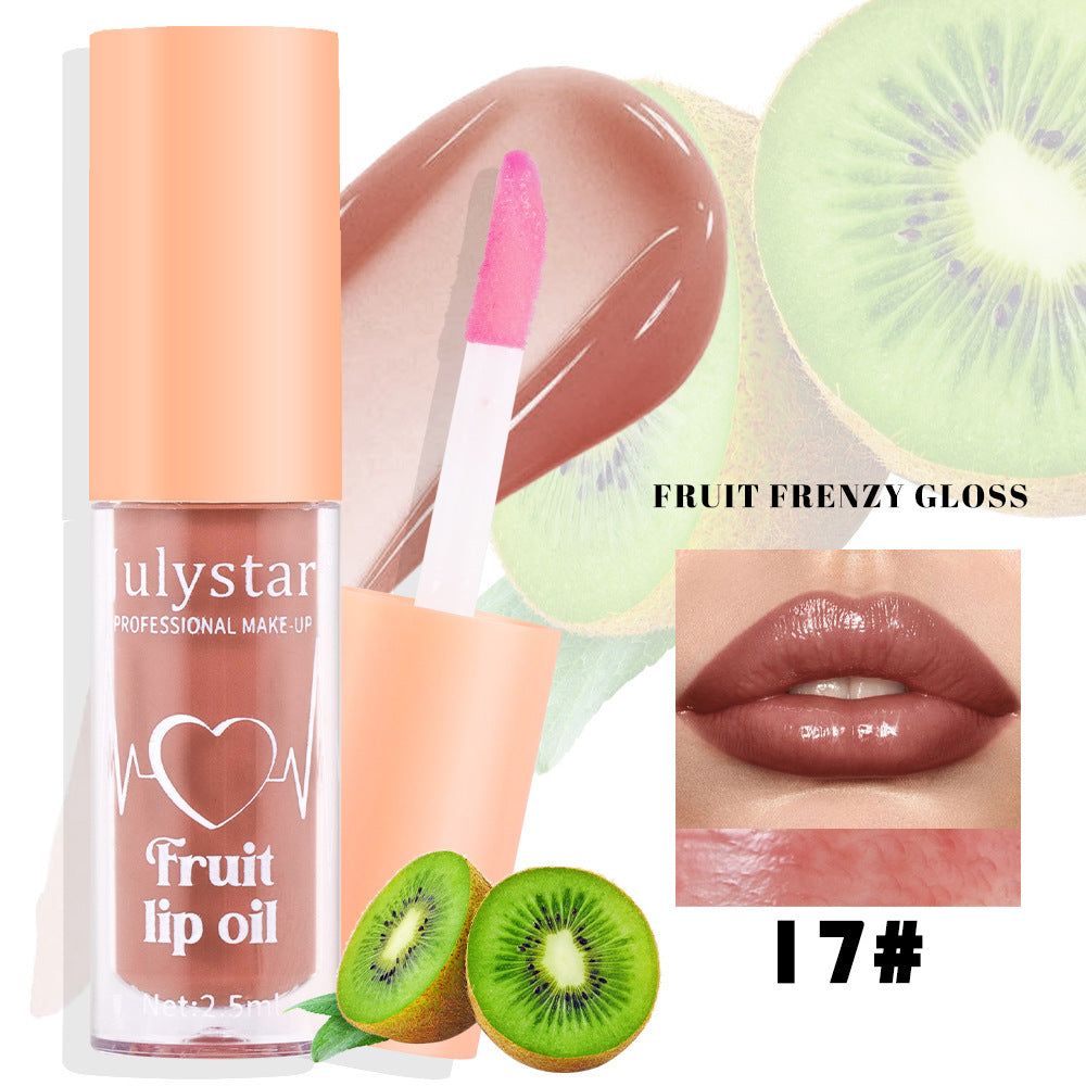 20 Colors Fruit Lip Lacquer Water Light Transparent Moisturizing