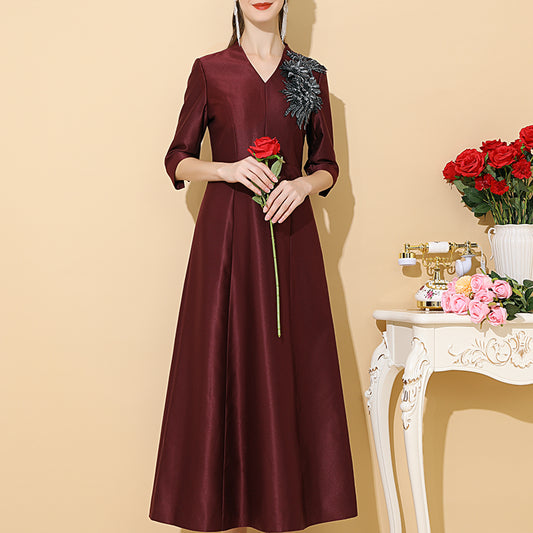 Westernized Broad Lady Style Dress