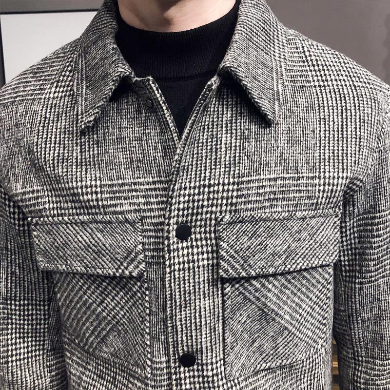 Men Slim Jacket Fashion Thickening Trend