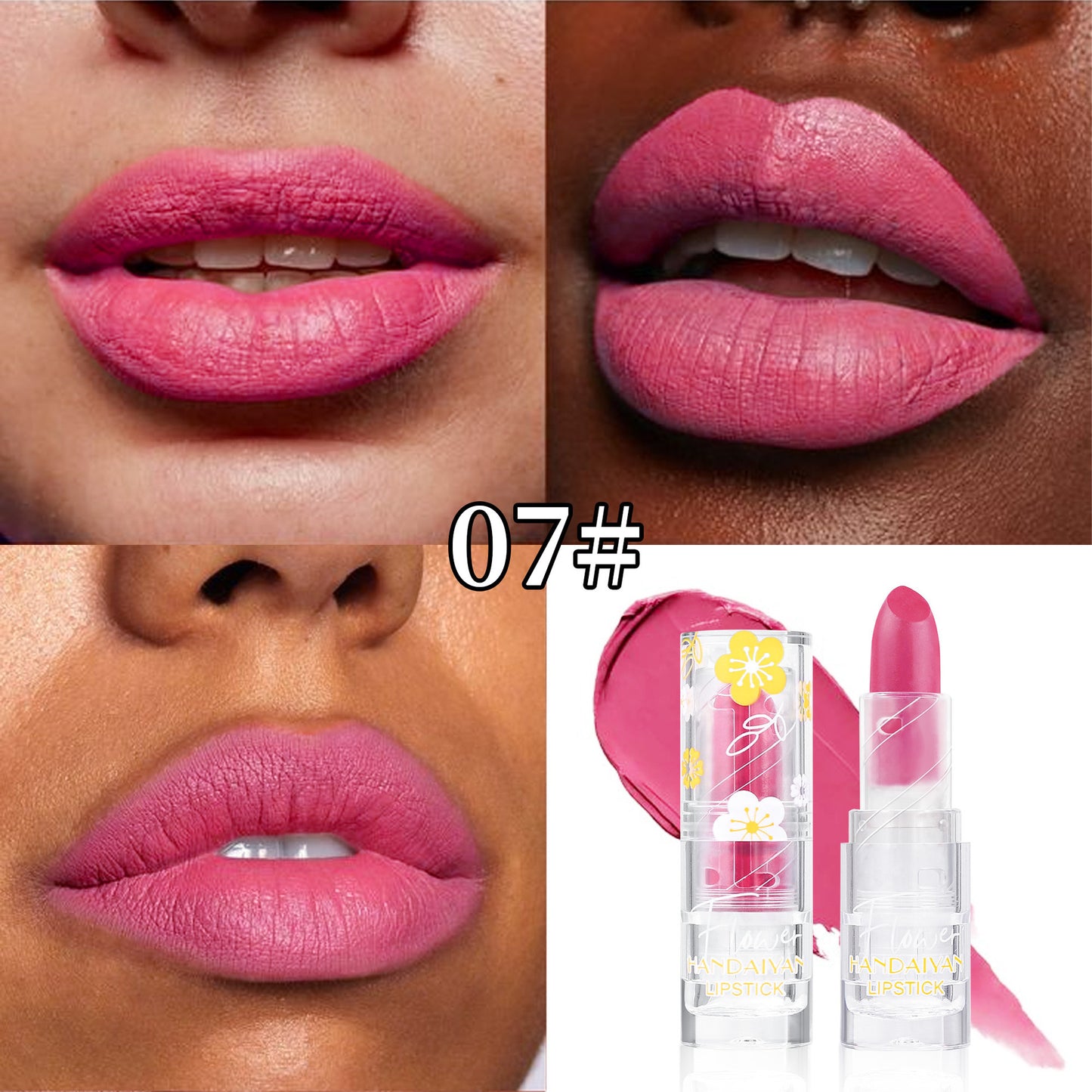 Matte Lipstick 12 Colors Handaiyan Makeup Matte Waterproof