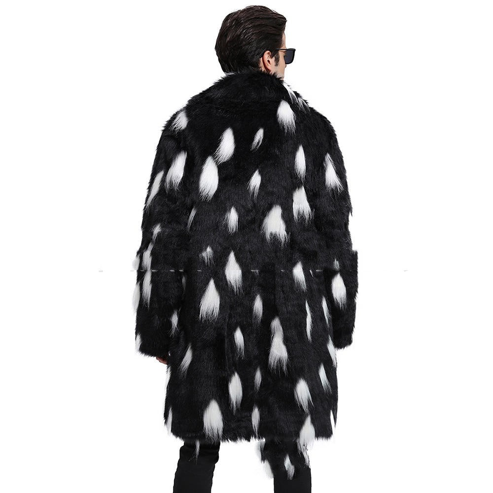 Fur Coat Men's Warm Thickened