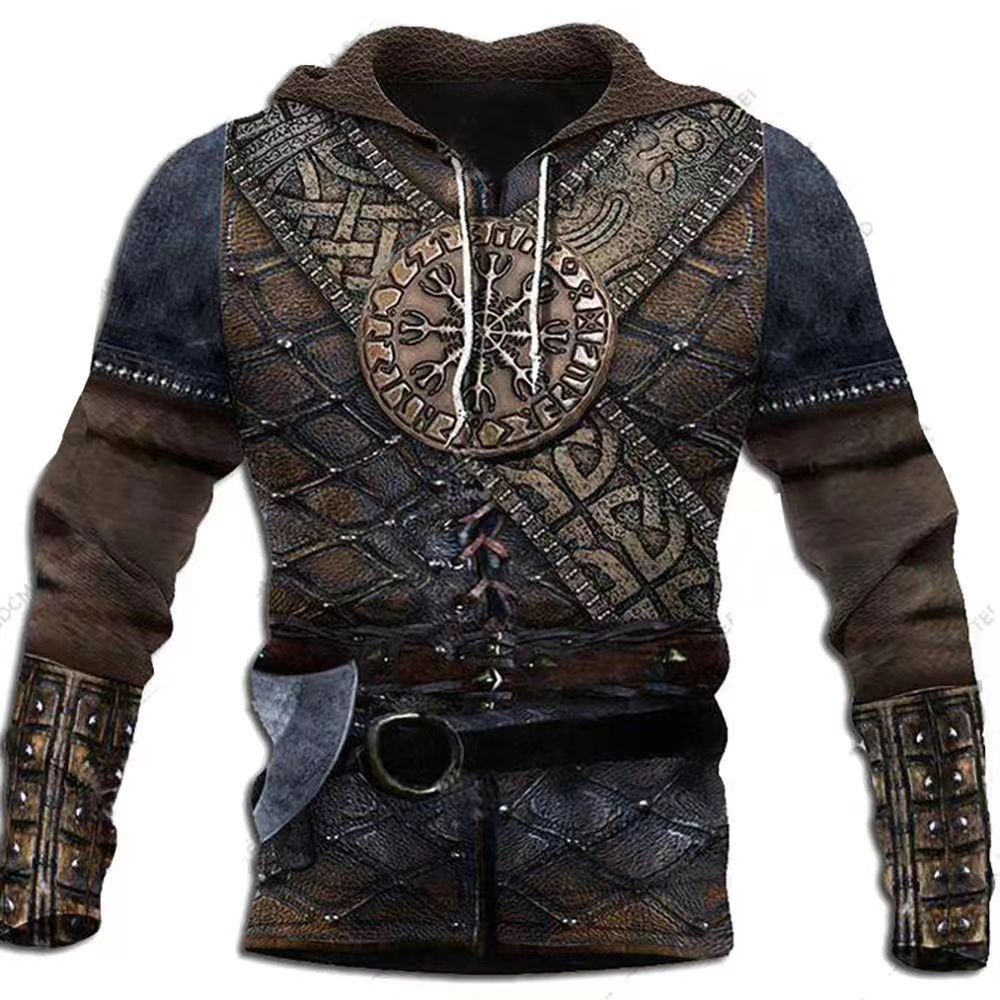 European And American 3D Sweater Digital Printing Hoodie