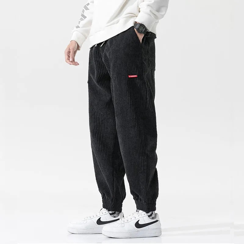 All Match Loose Hong Kong Style Men Casual Pants