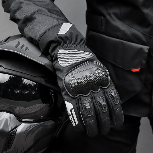 Motorcycle Winter Waterproof And Warm Riding Gloves