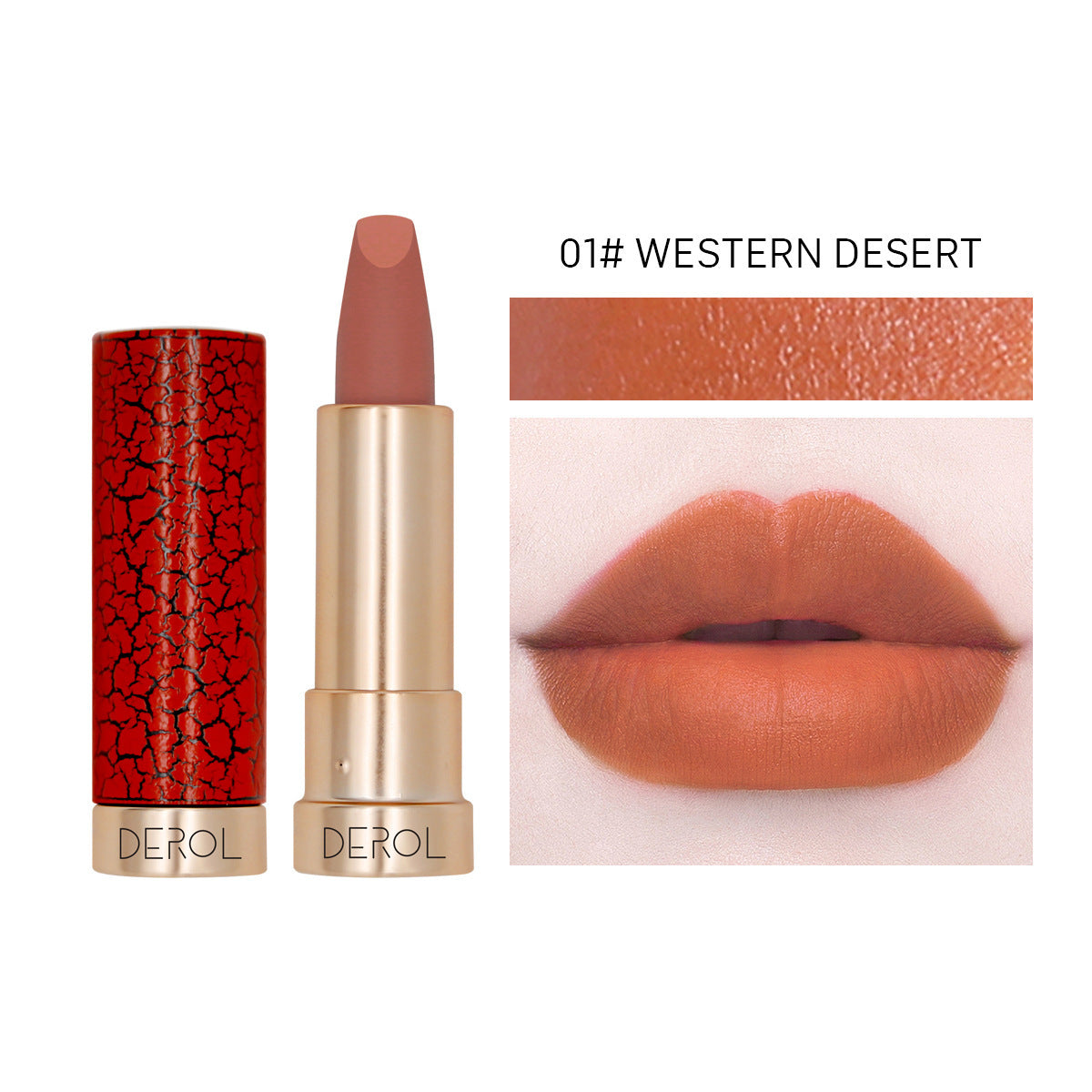 Velvet Matte Lipstick Makeup Waterproof And Moisturizing