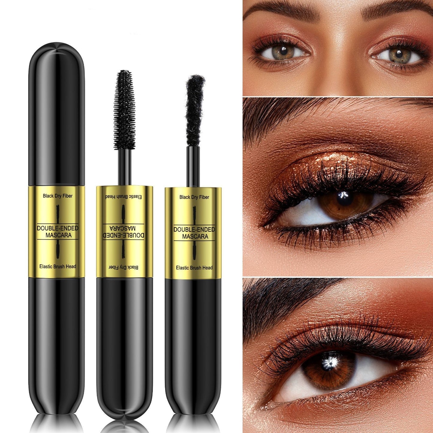 Double-headed Two-in-one Fiber Grafting Mascara Waterproof Thick