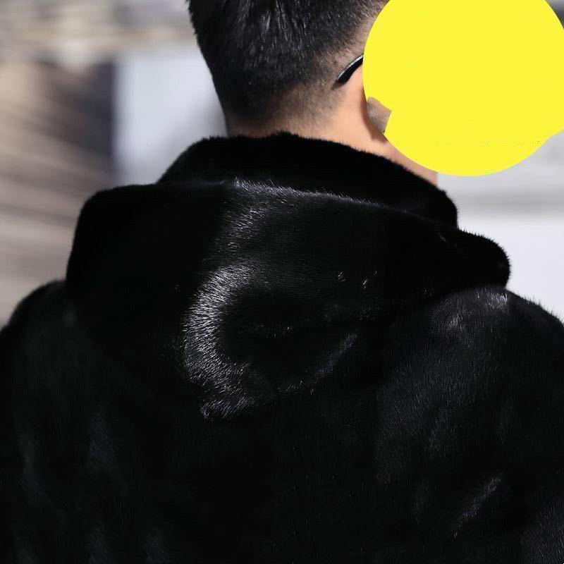 Men's Fashionable Warm Fur Coat Top