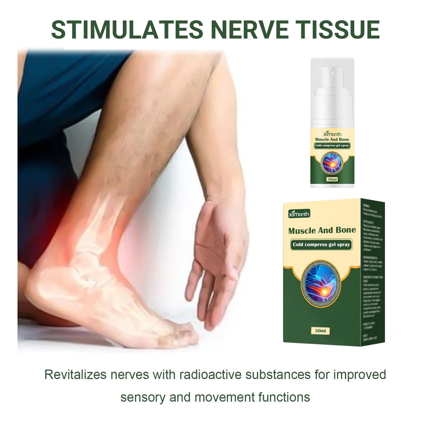 Relieve Muscle Soreness Shoulder Neck Knee Care Spray