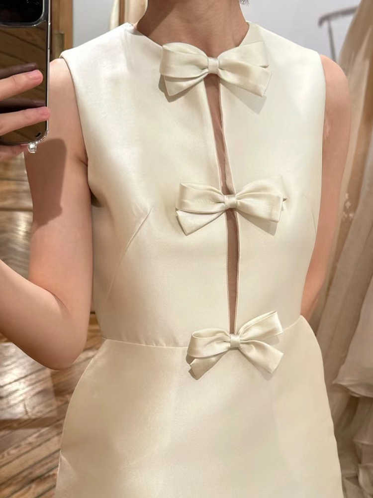 Light Wedding Dress Satin Bride Engagement Gown Dress