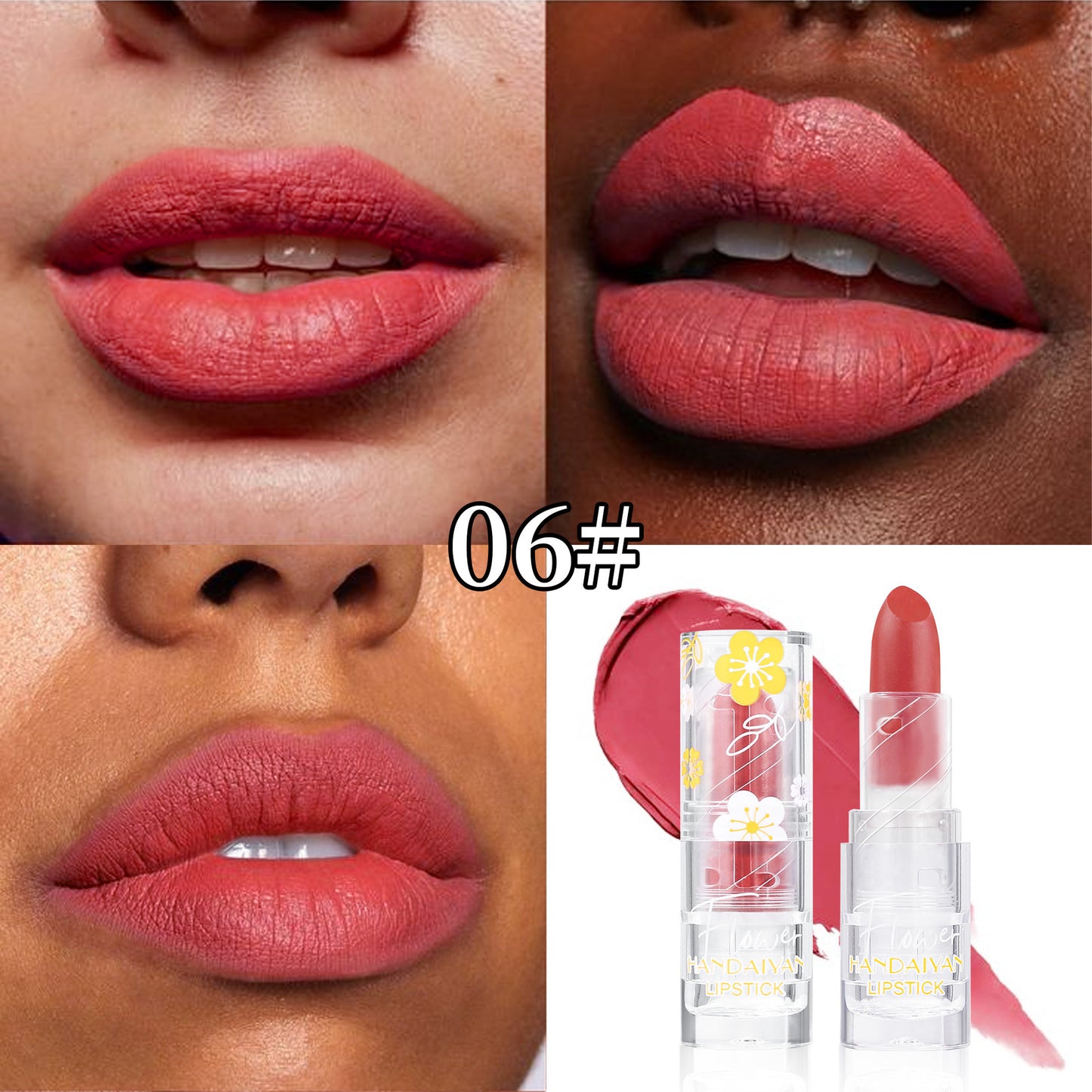 Matte Lipstick 12 Colors Handaiyan Makeup Matte Waterproof