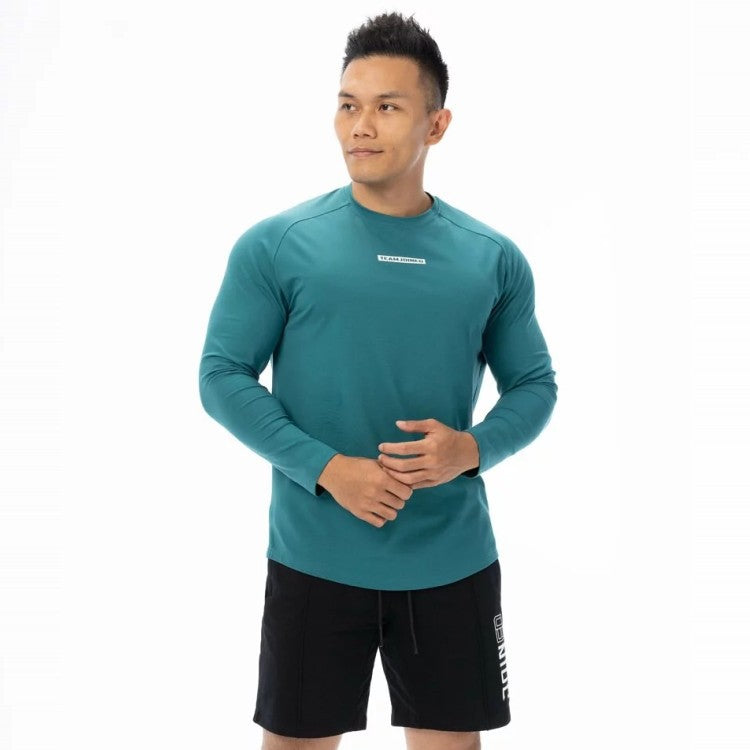 Fashion Sports Fitness Long Sleeve T-shirt Men