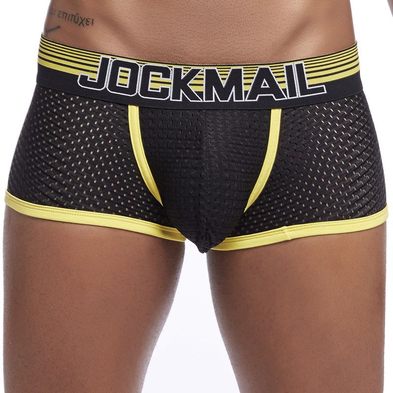 Men Underwear Boxer Breathable Mesh boxe