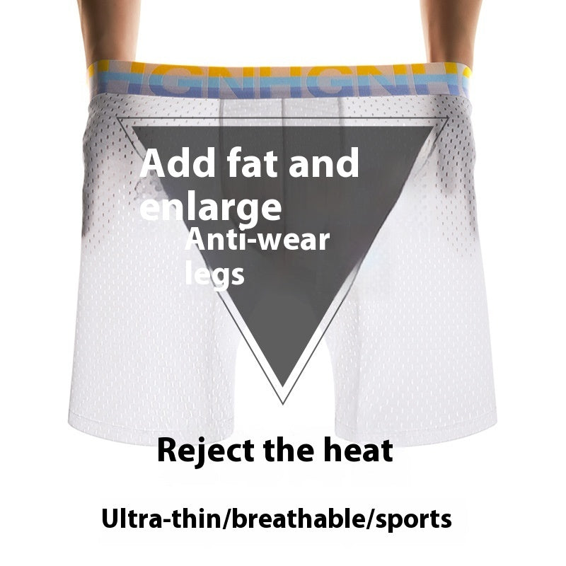 Summer Ice Silk Mesh Sports Men's Underwear