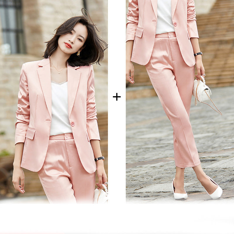 Fashion Women's Solid Color Casual Temperament Suits