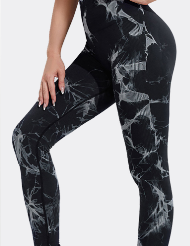 Seamless Tie Dye Leggings Women Yoga Pants Push Up Sport Fitness Running Gym Leggings