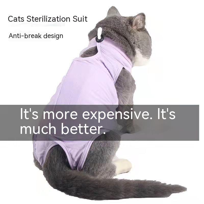 Anti-licking Pet Elastic Clothes After Cat Surgery