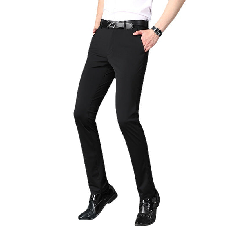 Fashion Casual Pants Summer Ice Silk Men