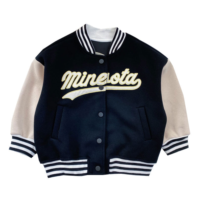 Children's Clothing Boys All-match Korean Baseball Uniform Jacket