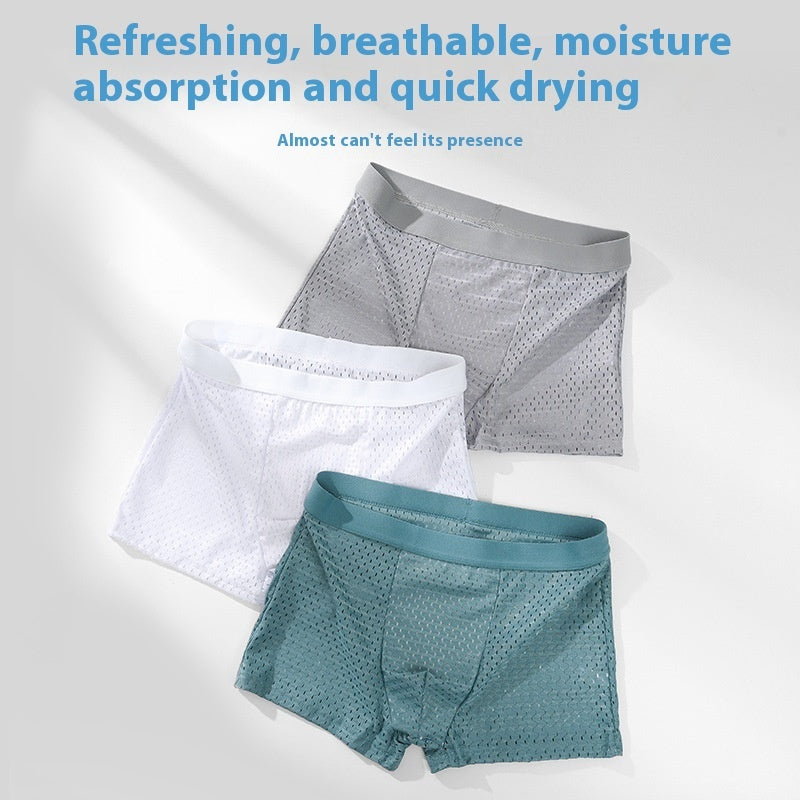 Ice Silk Mesh Men's Underwear