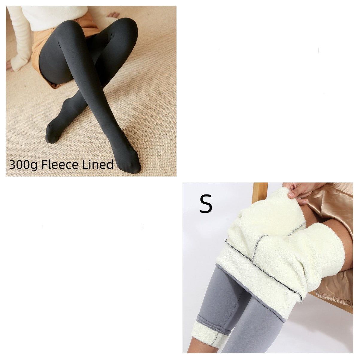 Fleece-lined Thickened Sheer Tights Leggings Transparent One-piece Pantyhose Superb Fleshcolor Pantynose