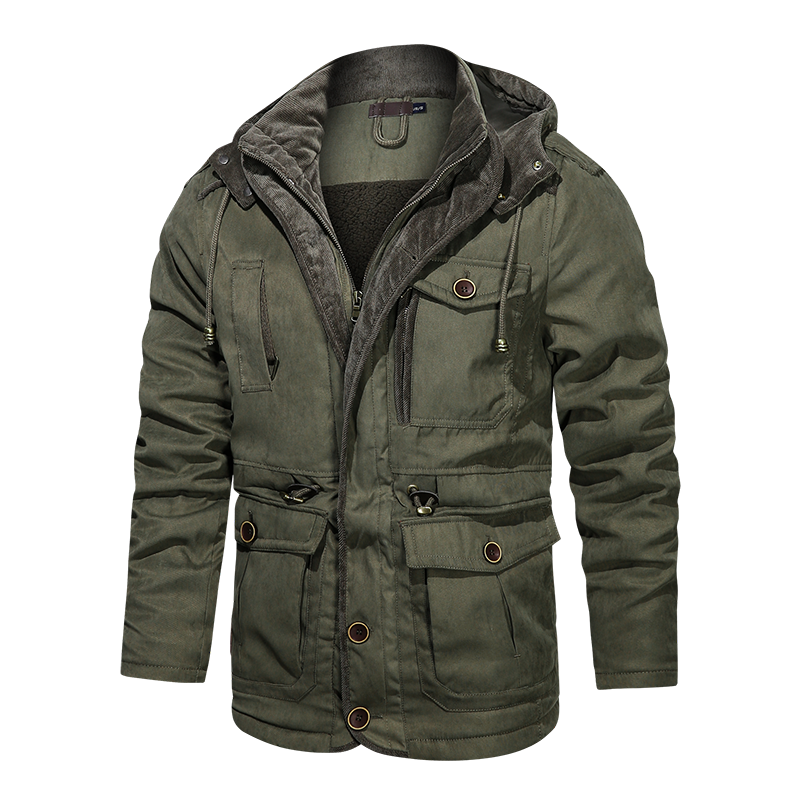 2021 Winter Warm Thick Parkas Jacket Men Cotton Casual Parkas Jacket Coat Men Brand Loose Parkas