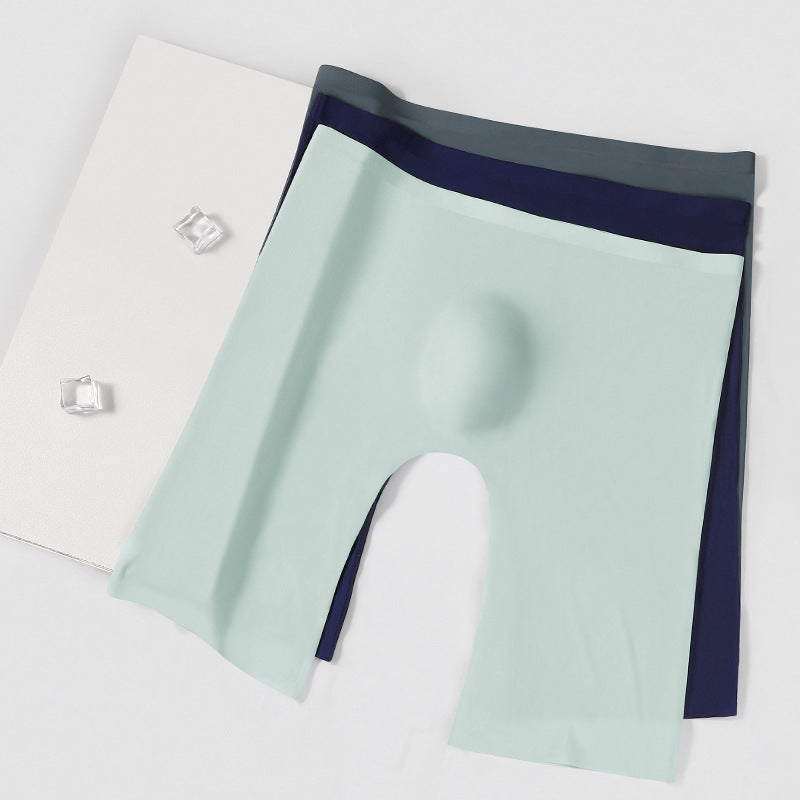 Men's Ice Silk Underwear Sports Summer Thin Boxers