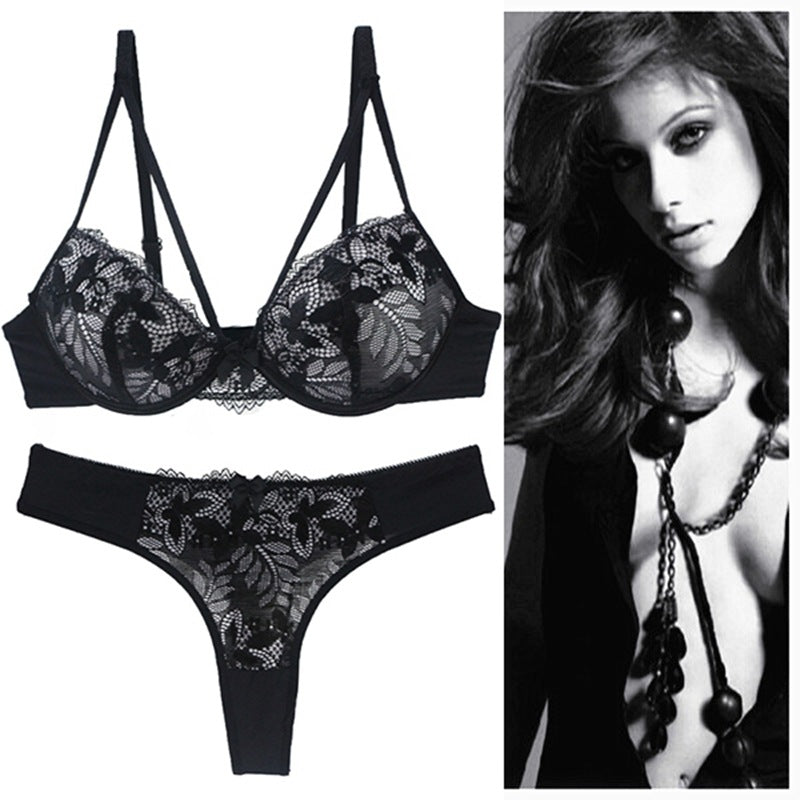 Push Up Underwear For Women Lace Bra Set