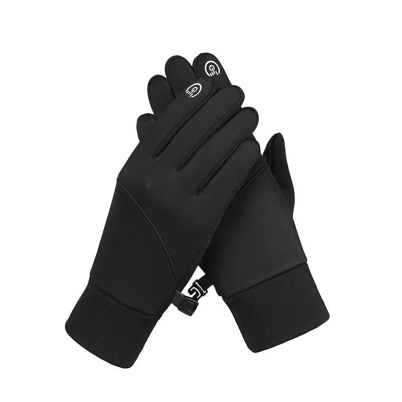 Velvet Touch Screensaver Warm Waterproof Cycling Gloves