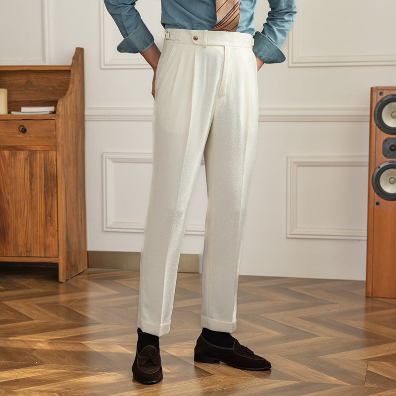 British-italian Vintage Straight Leg Slacks